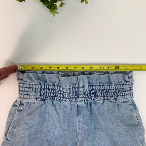 PacSun Women’s Paperbag Waist High Rise Mom Shorts Size M Medium - Picture 8 of 11